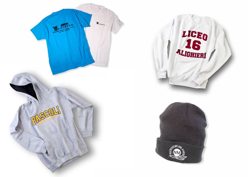 Abbigliamento personalizzato scuole